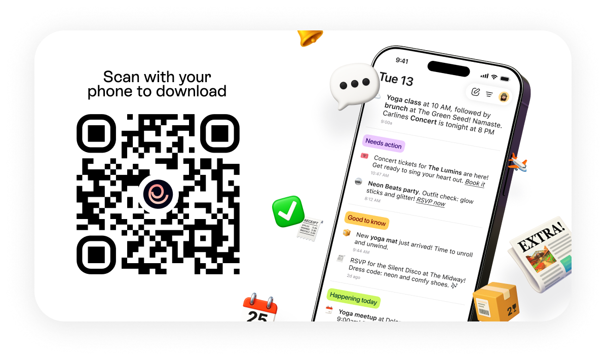Scan with your phone to download Extra